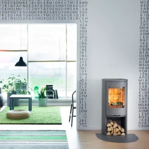 Monterat & Klart | Contura 510 med gjutjärnslucka